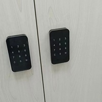 Serrure de casier automatique intelligente Keysecurity en alliage de zinc pour vestiaire de gym/blanchisserie avec écran tactile et clavier numérique, code maître utilisateur