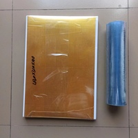 Film PET imperméable de haute qualité à transfert thermique élevé, film d'impression DTF transparent blanc argenté doré AB pour autocollant en cuir