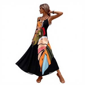<span class=keywords><strong>Robe</strong></span> de plage ample personnalisée 2026, style européen et américain, vêtement de vacances, protection solaire, imprimé, pour bikini - Product Image 6