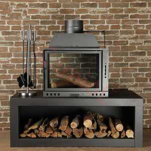 Fabricant chinois de poêles à bois Type et matériau en acier laminé à froid poêle à bois cheminée intérieure - Product Image 3