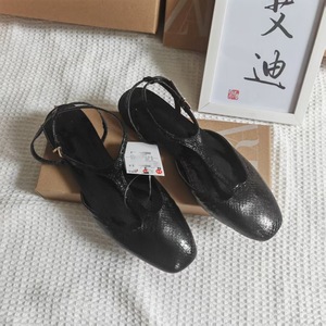 Sandali piatti da <span class=keywords><strong>donna</strong></span> Z Factory Golden Baotou, sexy e alla moda, con cinturino posteriore scavato, <span class=keywords><strong>scarpe</strong></span> estive da esterno, all'ingrosso - Product Image 5