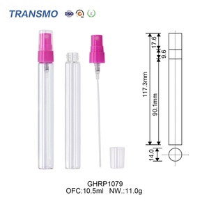 Flacon pulvérisateur en verre écologique de 10 ml, flacon pulvérisateur pratique pour lotion, parfum, shampoing, logo personnalisé - Product Image 2