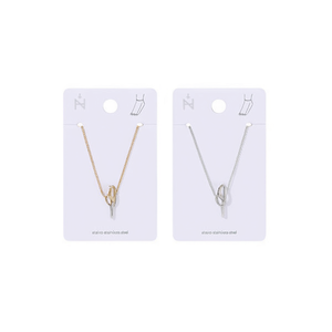 Cheville en acier inoxydable lettre V, design minimaliste pour femme, bijoux de mode - Product Image 2