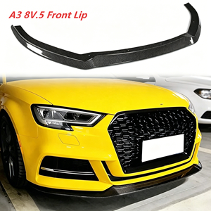 Lame avant en fibre de carbone pour <span class=keywords><strong>Audi</strong></span> A3 S3 8V.5 Sline Berline 2017-<span class=keywords><strong>2020</strong></span> – Amélioration du kit carrosserie - Product Image 1
