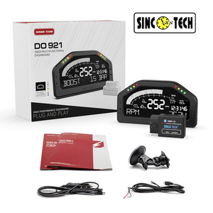 SINCO TECH DO921 ชุดหน้าปัดดิจิตอล OBD2 สำหรับรถยนต์ทั่วไป พร้อมมาตรวัดความเร็วแบบ RGB และมาตรวัดรอบเครื่องยนต์ พร้อมบลูทูธ - Product Image 5