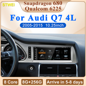 CNSTWEI จอ UI10.25 นิ้ว Snapdragon685 Android14 รองรับ Wireless AUTO Carplay สำหรับ Audi Q7 4L ปี 2005-2015 เครื่องเล่นในรถยนต์ มัลติมีเดีย GPS - Product Image 2