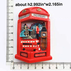 J'aime <span class=keywords><strong>Londres</strong></span> cadeaux Souvenir touristique cabine téléphonique ouvre-bière en métal personnalisé carte de Bus à deux étages aimant de réfrigérateur promotionnel - Product Image 4