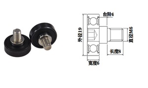 JS62619-6C1L8M6 626เพลาแบริ่งแบบ Js62619ขนาด6x19x6มม. ตลับลูกปืนเม็ดกลมแบบลูกกลิ้งพร้อมสลัก - Product Image 4