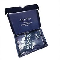 Boîte d'emballage personnalisée en relief pour peptides pharmaceutiques, écologique, pour 10 flacons de 3 ml + 1 flacon de 10 ml avec insert transparent
