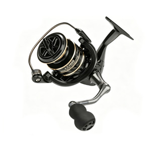 Carrete de Pesca Giratorio 5.2:1 con Manivela Atornillable, 12+1BB, Metálico, para Pesca en Océano, Barco y Roca, Incluye Cebo Artificial y Antirretorno - Product Image 1