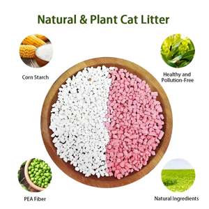 Süper emici toz ücretsiz özel etiket kedi kumu hızlı topaklanma koku giderme doğal Bentonite Tofu kedi kumu - Product Image 2