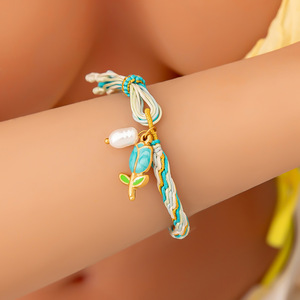 Fashion Charm <b>Bracelets</b> Colorful Braided Tassel <b>Shell</b> Pendant Women's Gift Jewelry - Product Image 4