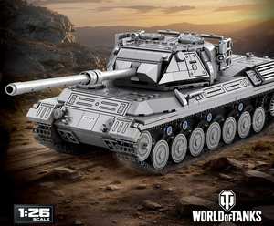 Ensemble de construction de char Leopard 1, 1273 pièces, échelle 1:26, modèle de véhicule en briques, jouet de construction éducatif pour les amateurs - Product Image 3