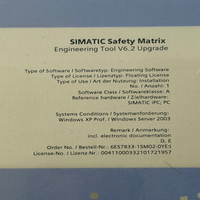 Herramienta de Ingeniería Safety Matrix V6.2 Actualizada 6ES7833-1SM02-0YE5 Original Nueva de Fábrica