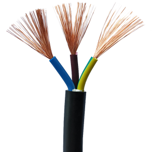 H05VV-F flexible de gaine de PVC de <span class=keywords><strong>cuivre</strong></span> <span class=keywords><strong>recuit</strong></span> de câble d'alimentation de Offre Spéciale 300/500V RVV pour l'usage industriel, échantillons gratuits disponibles - Product Image 2