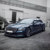 Nouvelle Genesis G80 Deuxième Génération 2022 - Kit Carrosserie Berline Purement Électrique Amélioré en Fibre de Carbone : Lame Avant, Jupes Latérales, Diffuseur, Pare-chocs