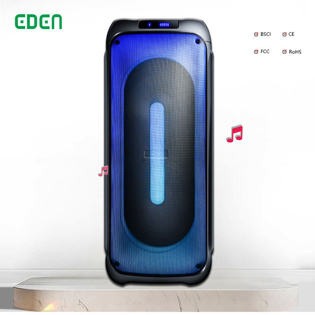 Sound System Portable Speaker 100w Rechargeable Powerfull Outdoor Wireless Active Subwoofer Speaker