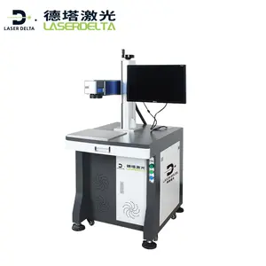 Hoge Prestaties 20W 30W 50W Fiber Laser Markering Machine Voor Metalen Kaart Serienummer Datum Graveren