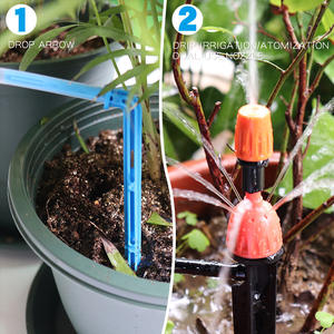 Temporizador de riego automático con energía solar para plantas de jardín, sistema de riego por goteo con control digital y función de riego programado - Product Image 2