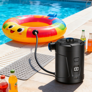 Pompe électrique haute capacité pour le gonflage rapide de grandes piscines et de centres de jeux gonflables - Product Image 2