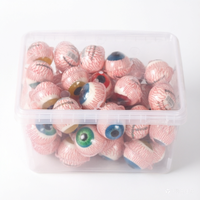 Bonbons gélifiés fruités 4D très demandés, fourrés à la confiture, multicolores, pour enfants, emballés en boîte