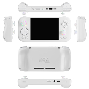 Console de jeu vidéo portable rétro ANBERNIC RG406H avec écran tactile IPS de 4 pouces, joystick 3D Hall couleur, 128 Go, Android 13 - Product Image 1