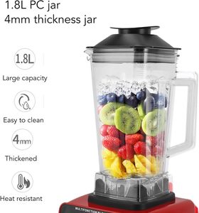 Smoothies de machine de mélangeur de comptoir de haute qualité 2000W pour un usage domestique et professionnel chaud et froid pour les hôtels - Product Image 2