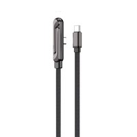 Cable de Datos USB C Tipo C Trenzado de Alta Calidad al por Mayor de 1 m con Soporte, PD3.1, Carga Rápida de 240 W, Transferencia de Datos de 480 Mbps