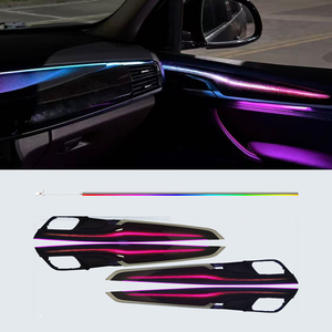 Luz Ambiental LED RGBIC para Automóvil, Tira Acrílica Sinfónica, Lámpara Interior de Neón para BMW X5 2014-2018, Venta al Por Mayor - Product Image 1
