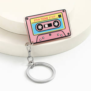 Taylor musique bande acrylique caoutchouc porte-clés personnalisable <span class=keywords><strong>Audiophile</strong></span> musique Fan cadeau mode voiture porte-clés pendentif sac pour la musique - Product Image 2