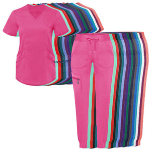 Uniformes Sanitarios de Tela Tejida de Alta Calidad con Hermoso Diseño Personalizado de Fábrica Yilong OEM/ODM - Product Image 4