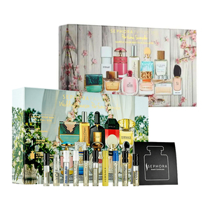Boîte cadeau de couverture d'échantillon de parfum personnalisé nouveau design pour femmes emballage de kit d'échantillons de parfum <span class=keywords><strong>mam</strong></span> boîte de jeu de découverte de parfums préférés - Product Image 4