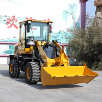 Hengwang ZL932 Traktor Konstruksi, Loader Konstruksi Depan Ujung Taman Traktor Roda Mini Kompak
