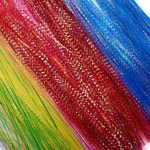 Fishscale 11 colors fly tying krinkle flash fly tying materials Crinkle Flash fly tying Wing Leg Material