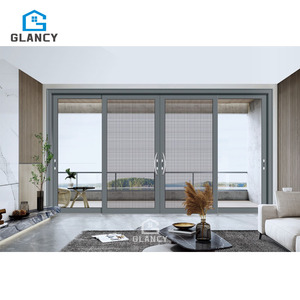 Factory Latest Aluminum Alloy Frame Double Glazing Tempered Glass Sliding <strong>Door</strong> Interior Kitchen Garden Heat-insulation - Product Image 4