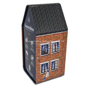 Tùy Chỉnh Có Thể Tái Chế Thực Phẩm Cấp Tinplate Bao Bì Hộp Nhà Sáng Tạo Thiết Kế Cho Kẹo Biscuit Sô Cô La Quà Tặng Tin Container - Product Image 3