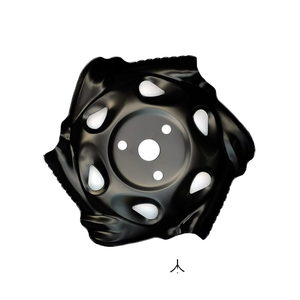 Tête de débroussailleuse 4 temps à 6 lames en acier de 25,4 mm, qualité DIY, pour herbe, tension 48 V, personnalisable OEM - Product Image 1