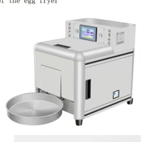 Machine à Omelettes Électrique Automatique à Brûleur Unique 2400W pour Usage Commercial et Domestique, Antiadhésive, Facile à Nettoyer, Gain de Place