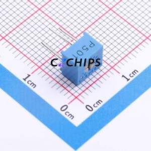 Resistencia Ajustable/Potenciómetro 3362P-1-501, Componente de Orificio Pasante (THT)-3P, Resistencia de 7x6.8mm, 500 Ohm, 10%, 500mW, 250ppm ℃ - Product Image 1