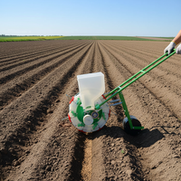Semoir manuel à maïs en promotion – Semoir à pousser pour semis précis de légumes et de petites cultures en allées – Équipement agricole