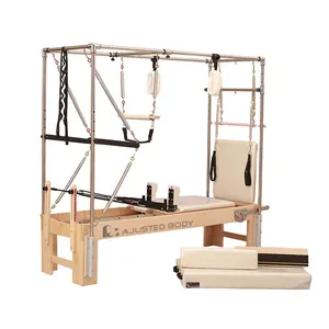 HOT Wood Equipment Balance Machine Maple Trapeze Table Bed Pilates Reformer Pilates Equipment 3 In 1 Maple Reformer