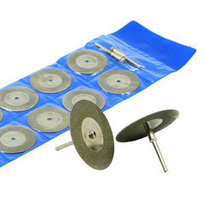 Disco de corte de diamante, 50mm de diámetro exterior, 16mm de diámetro interior, para herramientas rotativas DIY, equipo de joyería, material de esmeril, forma redonda - Product Image 1