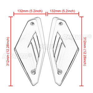 2 Piezas Protector de Panel Lateral de Tanque de Motocicleta para Honda CB650R 2019 2020 2021, Cubierta Protectora de Tubo de Admisión - Product Image 6