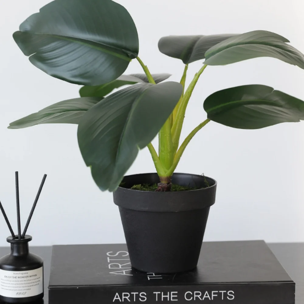 Palmier de voyage artificiel vert 34 cm