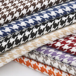 Polyester Houndstooth Stof Waterdicht Gebreid Grof Linnen Effen Handgemaakt Naaien Voor Kleding Tassen Bankbekleding Groothandel - Product Image 4