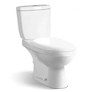 Yüksek kalite iki parçalı tuvalet ucuz sıcak satış sıhhi tesisat banyo WC Washdown sifonlu tuvalet