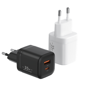 Factory Direct Externa Dual Pd <span class=keywords><strong>30W</strong></span> 35W GaN Adaptateur mural pour téléphone portable <span class=keywords><strong>Chargeur</strong></span> Usb c pour Galaxy LG <span class=keywords><strong>iPhone</strong></span> 11 12 <span class=keywords><strong>13</strong></span> 14 15 16 Pro Max - Product Image 1