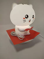 Capteur tactile robinet contrôle Silicone lampe Kitty enfants cadeau enfants lampe de chevet USB charge veilleuse bébé pépinière