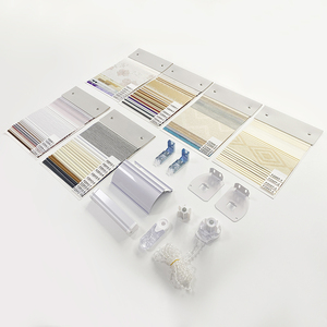 Rèm Cuốn Hai Lớp Màu Ngựa Vằn Dệt Hoa Hồi Giáo - Product Image 1