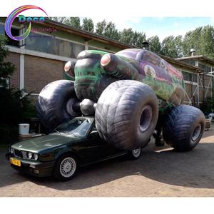Nouveau modèle de voiture gonflable de conception décoration d'événement publicitaire <span class=keywords><strong>Jeep</strong></span> gonflable - Product Image 2